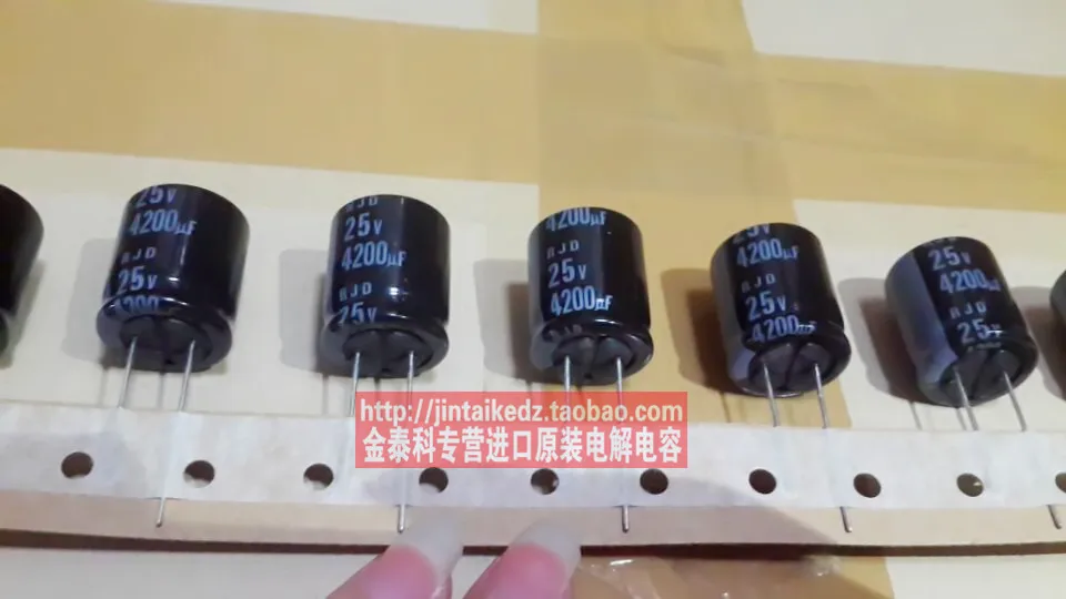 Электронные конденсаторы ELNA 10 шт./30 шт. импортные электролитические 25V4200UF 18X20 RJD