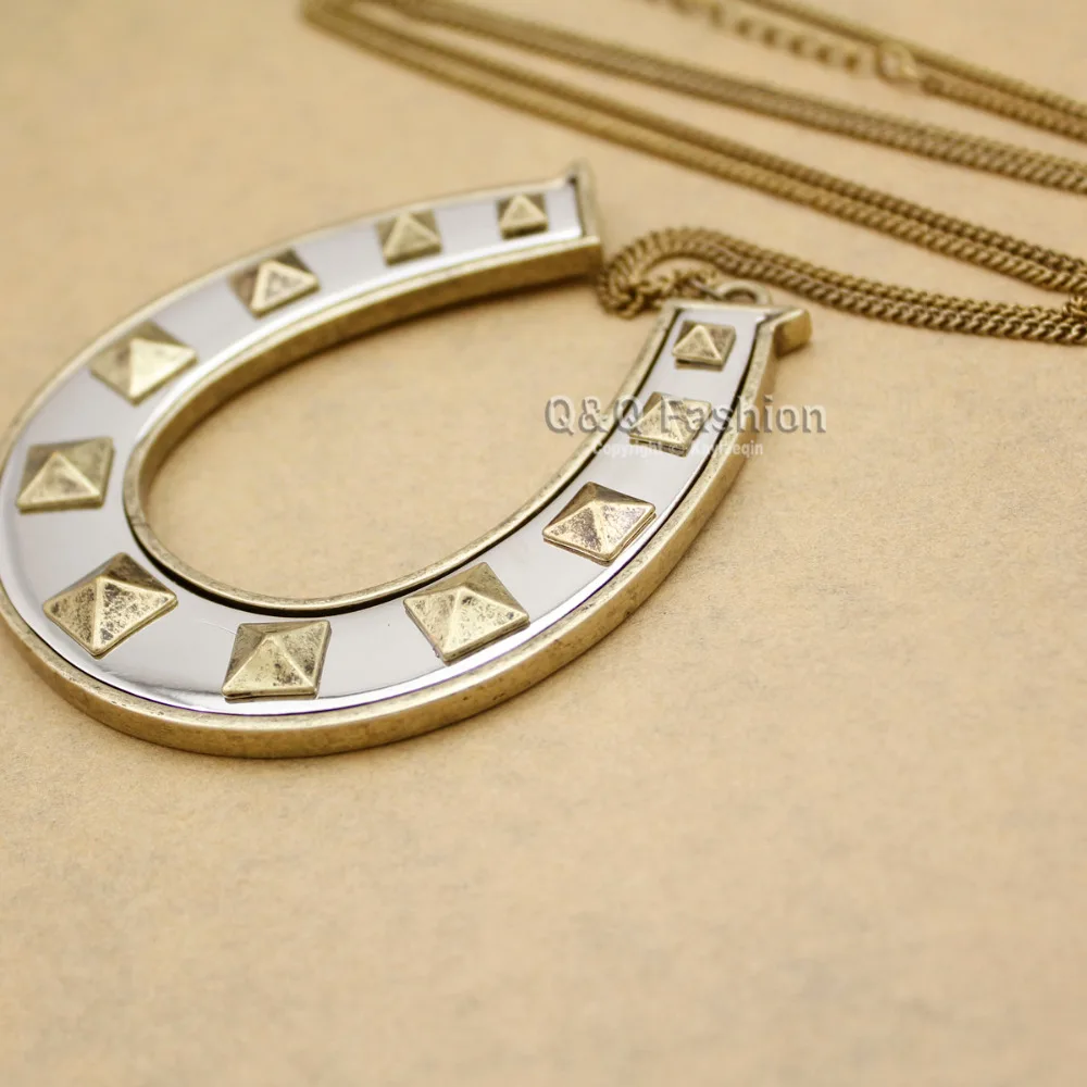 Винтажные серьги гвоздики для обуви в западном стиле подвеска Родео линии чокер