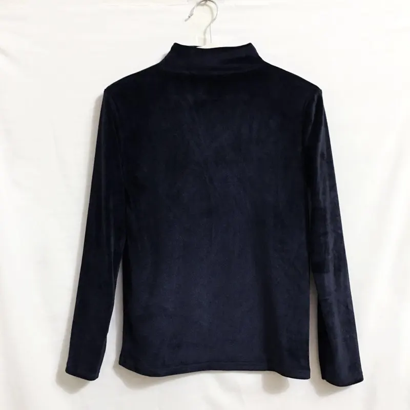 Black HY636 ONLYSVTE M-2XL, женский свитер, длинный рукав, водолазка, Теплый Бархатный пуловер, блузка, топ, мягкий женский джемпер, Повседневный, Pull Femme - Цвет: Black HY636