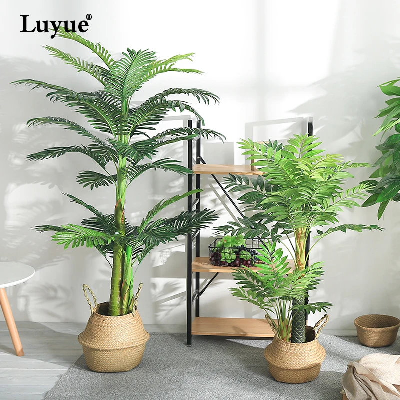 Эвкалиптовое кокосовое дерево искусственное реалистичные горшки для сада