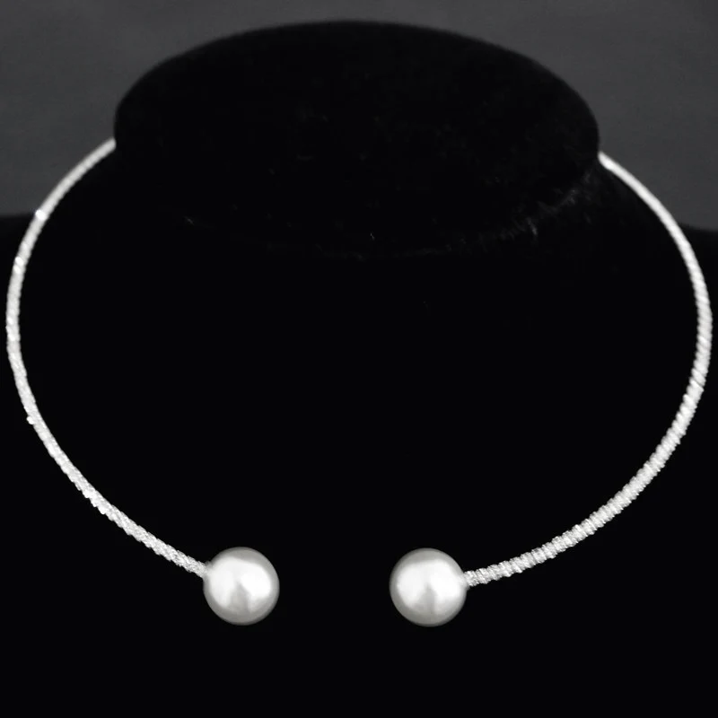 Ожерелье с жемчужными кружками австрийская водяная дрель изящное роскошное