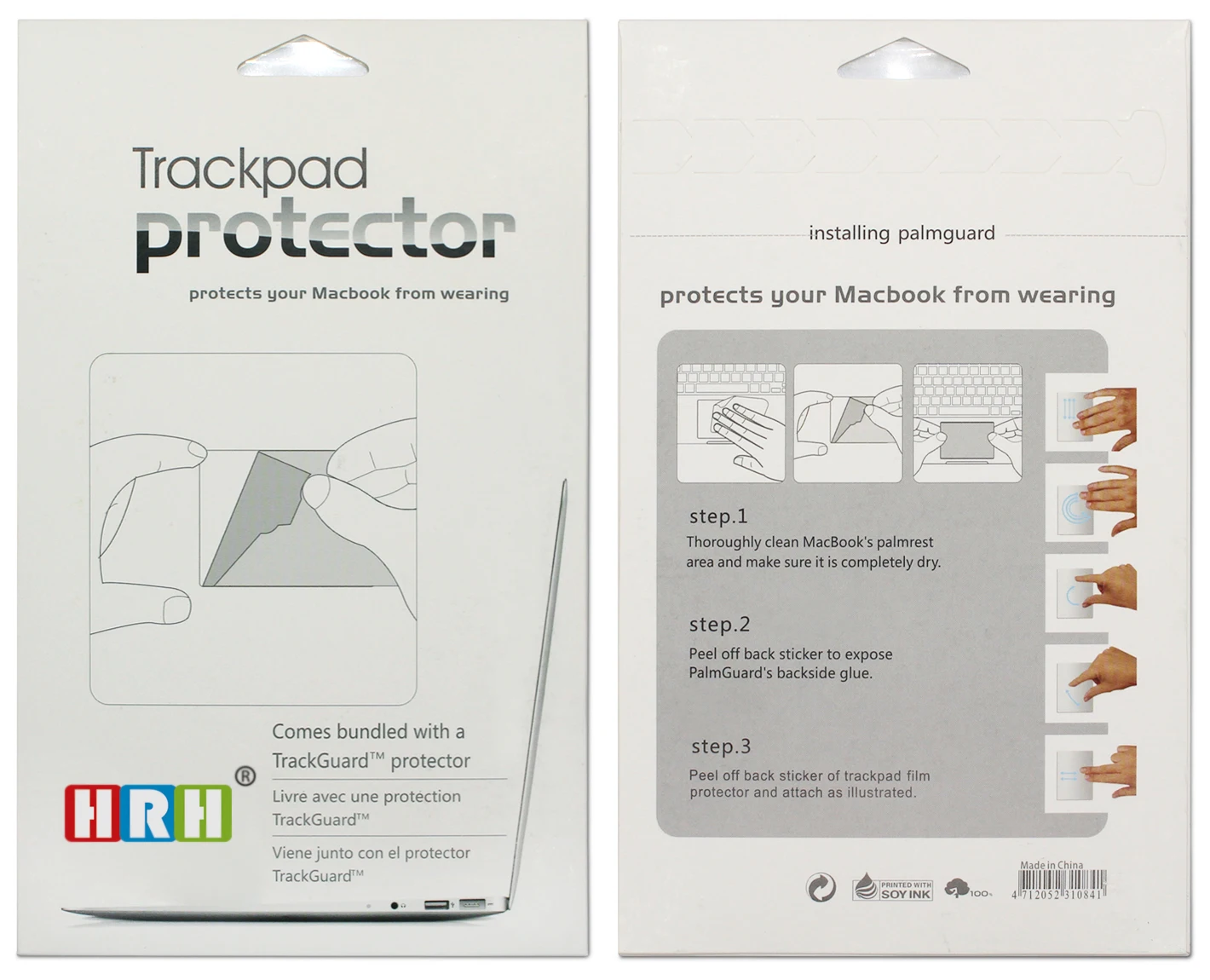 Сенсорная панель и сенсорная 2 в 1 защита для нового MacBook Pro 13 &quot15&quot выпуска 2016 +