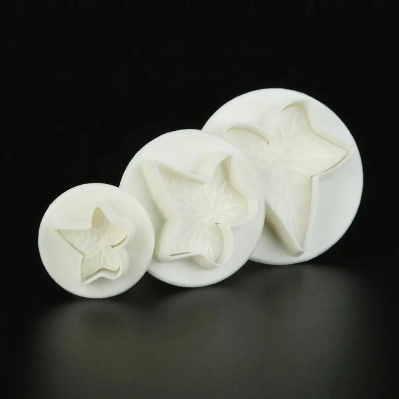 3 шт. кленовый лист в форме цветка для пирожных помадки украшения печенья