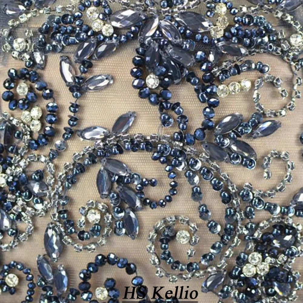 

HS Kellio Fashion Trend Deep Vneck Sexy Evening Dress Navy Blue Banquet Dresses Long Cocktail