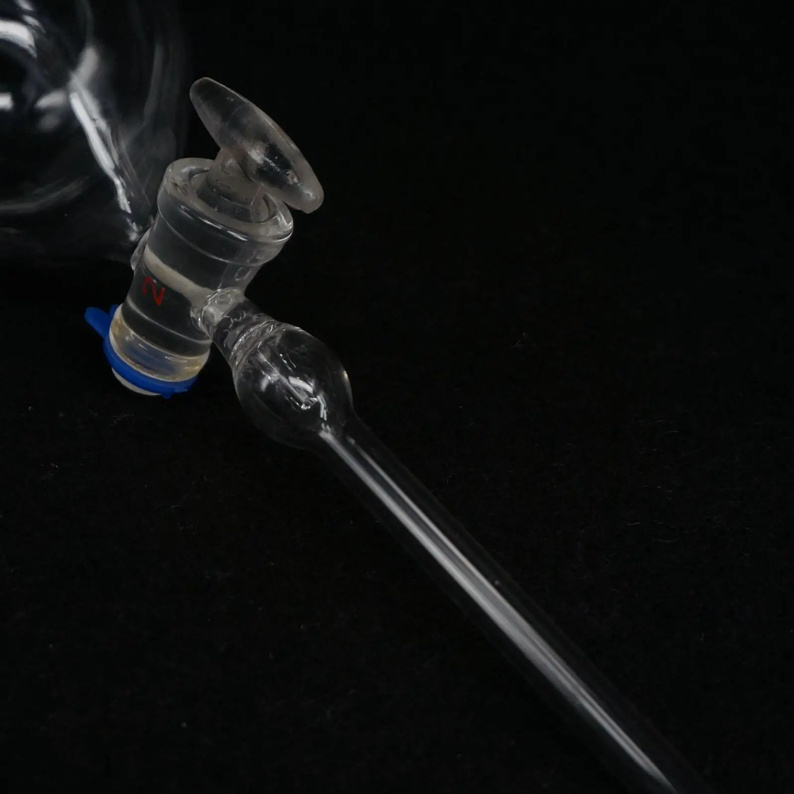 125 мл лабораторное стекло падение Воронка Форма шарика со стеклянным стопкоком