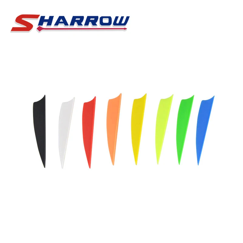 

40 Pcs Archery Aroow Feather 8 Colors Choose Rubber Fit for Wood /Bamboo Arrows DIY Design Shooting Hunting Outdoor Sports