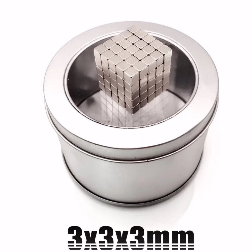 3x3x3 мм 216 шт. Серебристые Магнитные Элементы шары магический квадрат 3D головоломка шар Сфера Магнитная детская игрушка N35 неодимовые магниты 3*3*3