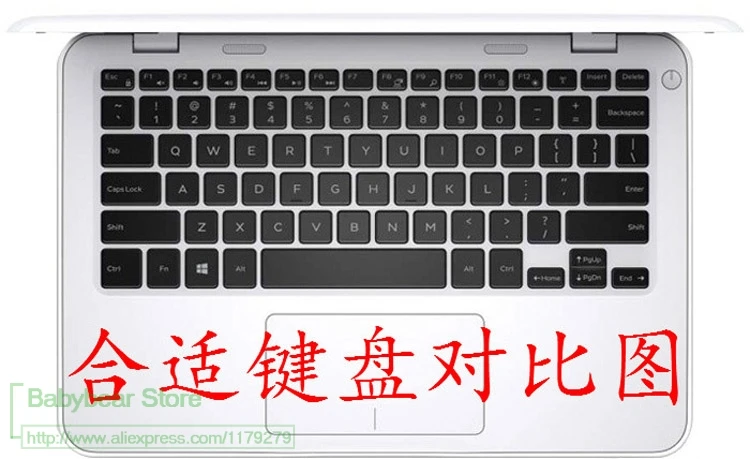 11 6 дюймов силиконовая пленка для клавиатуры защитная Dell Inspiron 3000 11M серии 11MF-1208TN/3710