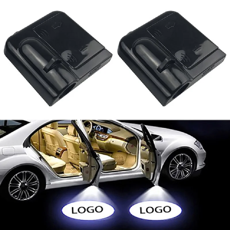 2 шт. Беспроводной пригласительные огни в дверь автомобиля светильник