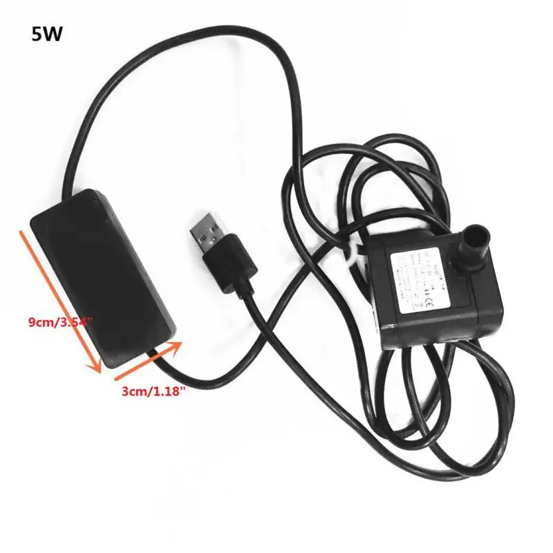 2/3/4/5/6/8W USB Pet Drinker Replacement Pump Ultra Quiet Submersible Water For Pond Aquarium Cat Fountain | Дом и сад