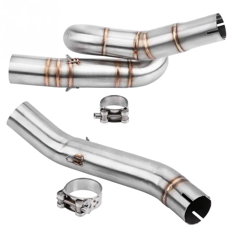 Средняя выхлопная труба мотоцикла Link подключение для Benelli BN302 TNT300 2014 2015 2016 2017 2018 из