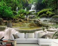 beibehang fashion high level decorative painting personalized wallpaper 3d aesthetic natural scenery tv background 3d wallpaper