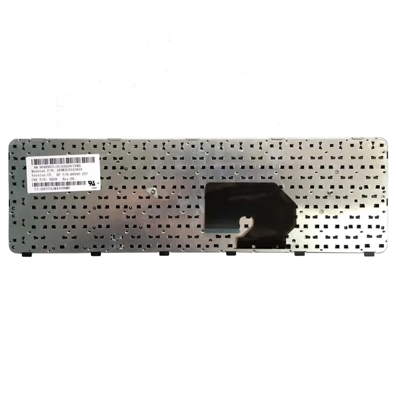Черная клавиатура для ноутбука с рамкой HP Pavilion DV7 6100 6000 60945 257|Клавиатуры замены| |