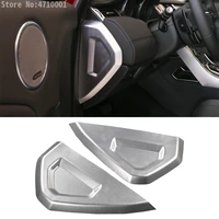 2pcs aluminum alloy accessory center control dashboard side cover trim for land rover range rover evoque 2012 2016 carstyling