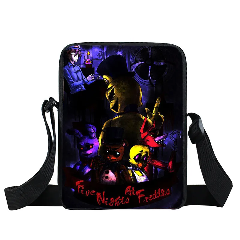 XKB FLD4 Five Nights at Freddy сумка через плечо FNAF сумка через плечо Five Nights at Freddys детская Подарочная мини-сумочка - Цвет: XKB FLD4