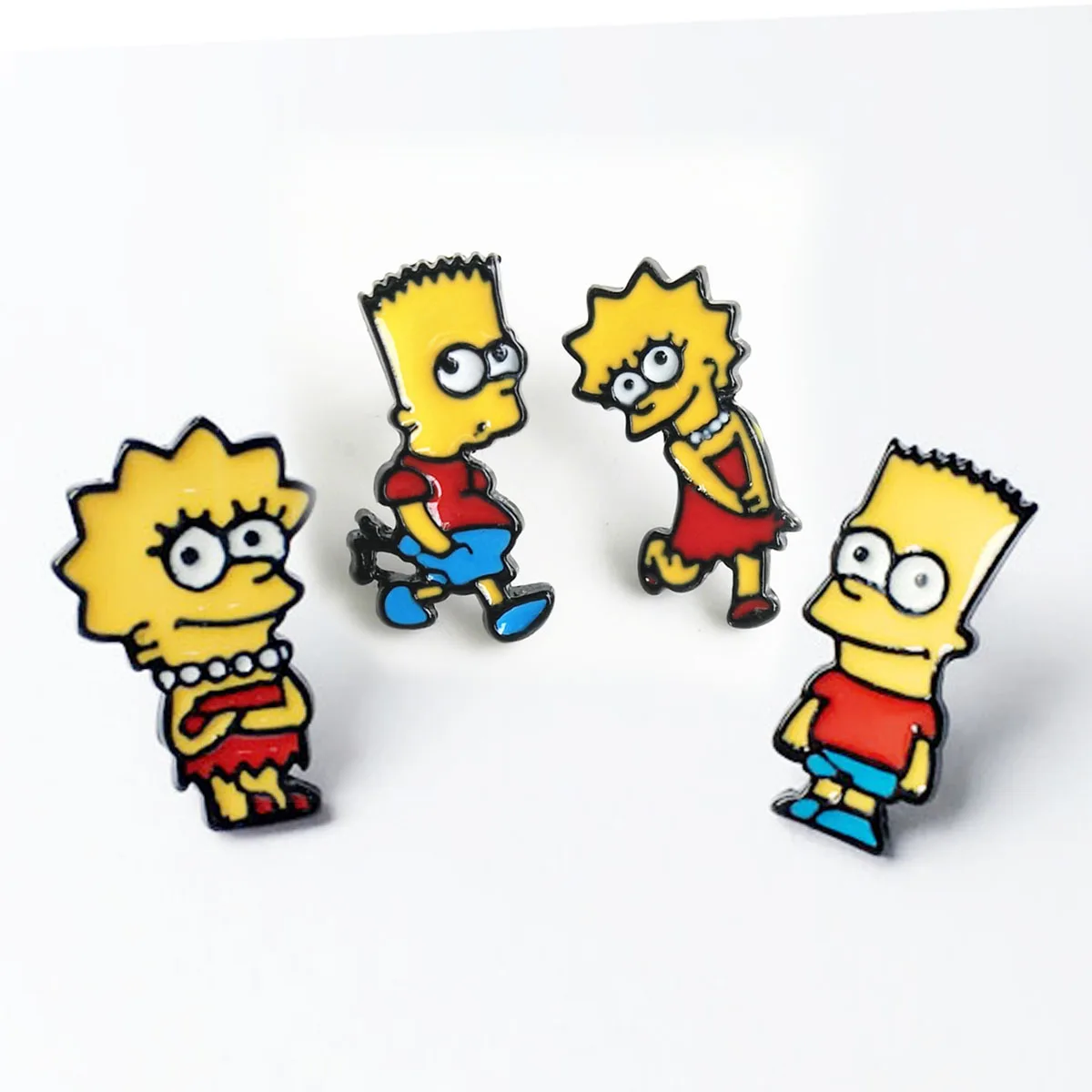 COSANER simpsonsss модные аниме мультфильм серьги гвоздики для женщин девочек детей
