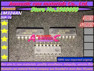Aoweziic 2018+ 100% new imported original LM324AN LM324 DIP-14 Operational amplifier chip