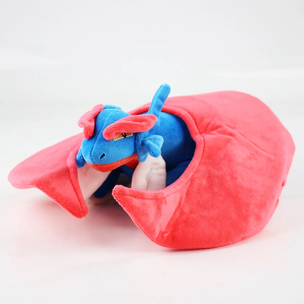 39cm Salamence Bounsweet Pyukumuku Komala Volcarona Mega Salamence Garchomp, плюшевая кукла-игрушка в форме тифлора - Цвет: 39cm Salamence