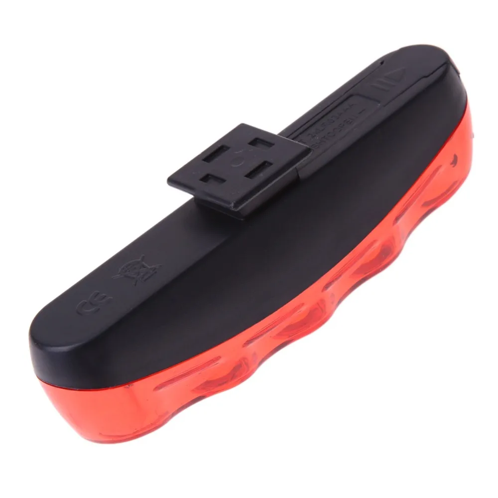 Противоударный велосипедный фонарь 5 светодиодов 3 режима водонепроницаемый для