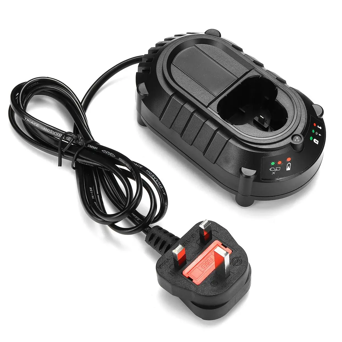 UK Plug Литий-ионный аккумулятор Батарея Зарядное устройство для Makita 10,8 V/12 V 50/60Hz литий Батарея BL1013 DC10WA DF330D австралийского стандарта ЕС, США, Великобритании США Plug абс+ огнестойкий материал - Цвет: UK Plug