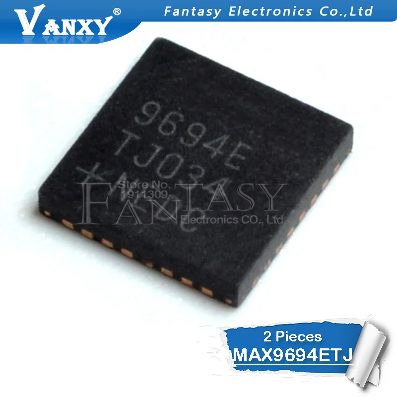 2 шт. MAX9694ETJ QFN 32 MAX9694E QFN32 9694E новый оригинальный QFN|Интегральные схемы| |