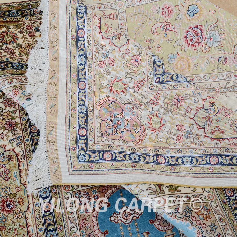 Yilong 6 'x 9' Садовый ковер ручной работы четырехсезонный Дизайнерский (QZT27A6x9)|rug