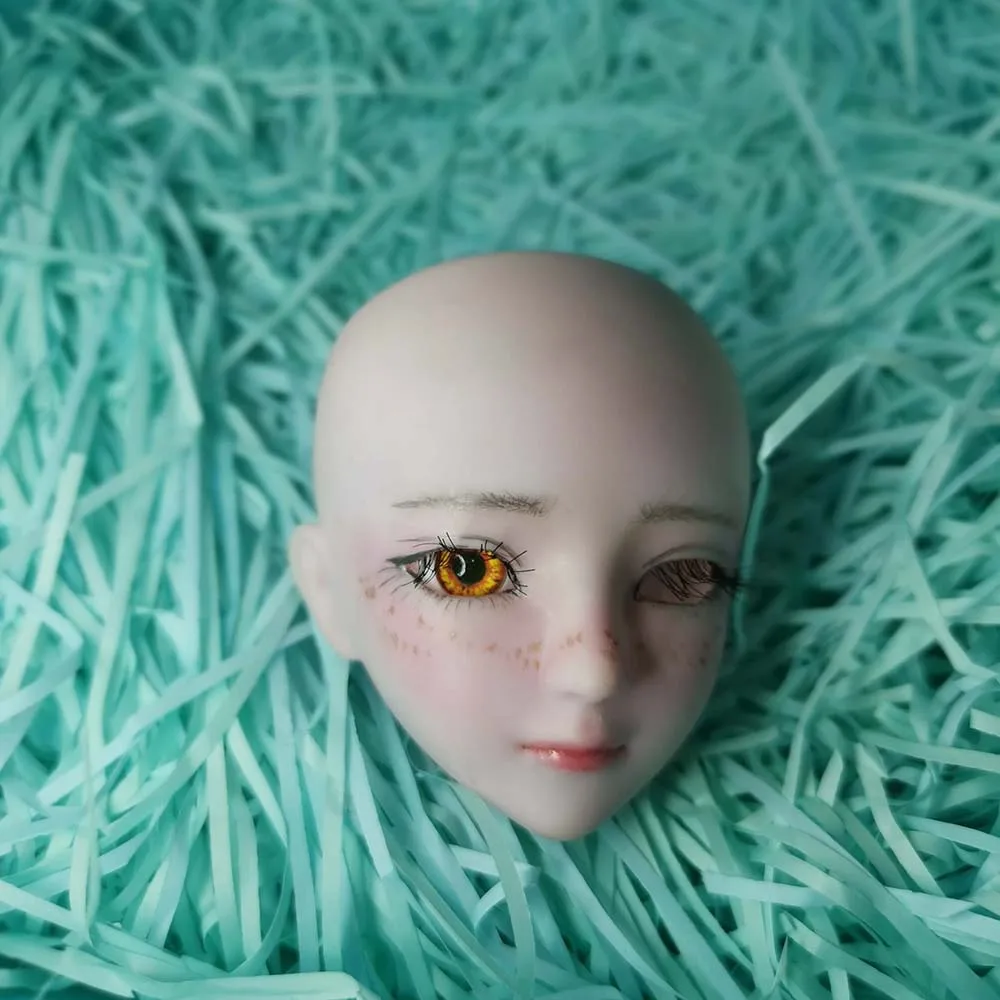 Круглые пластиковые очки для кукол bjd оранжевые желтые 1/4 1/3 1/6 BJD/SD SD MSD 12 мм 14 16 20 |