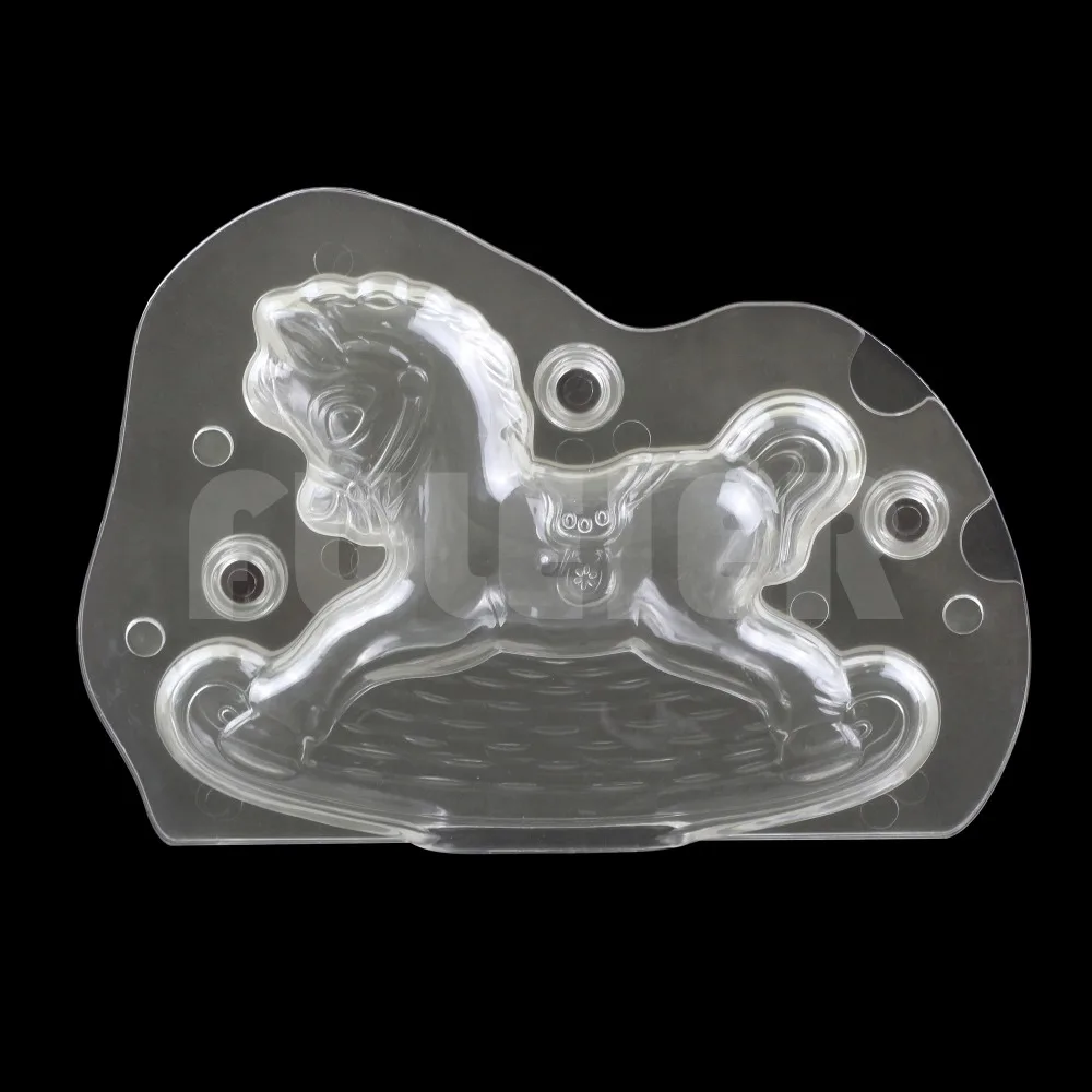 Формочка для шоколада из поликарбоната в форме троянок 3D мультяшный рисунок