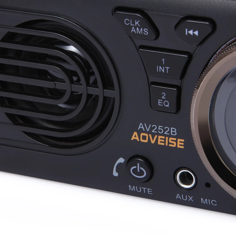 AV252B 12 V автомобильный радиоприемник с спикер Bluetooth 2 1 + EDR автомобиля MP3 аудио плеер