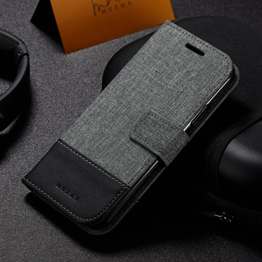 Case For iPhone 11 Pro 7 8 6 6S Plus Canvas PU Leather Wallet X XS XR Max 5 5s SE Stand Flip Phone Cover | Мобильные телефоны и