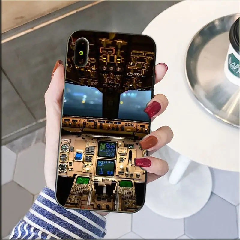 Чехол для мобильного телефона Yinuoda Aircraft airplane cockpit TPU one Аксессуары Apple iPhone 8 7 6 6S Plus X