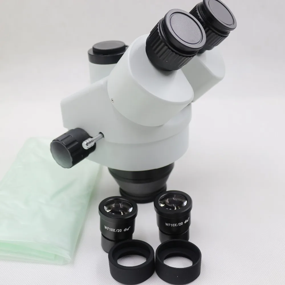 

SZM7045 Trinocular Stereo Zoom Microscope Head for Cell Phone Board Repair with 10X Eyepeice