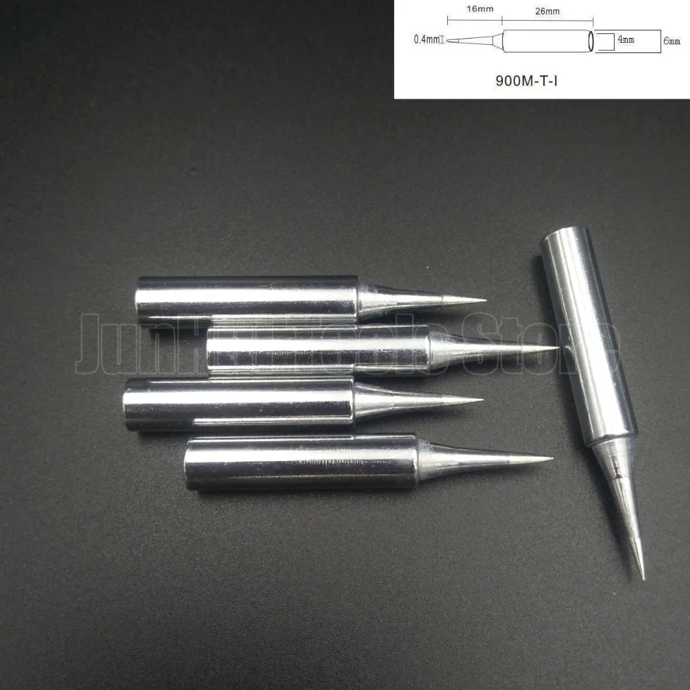 

5Pcs/Lot Sharp Soldering Replacement de soldadura Solder Iron Tips Station Tool 900M-T-I Soldering Tips