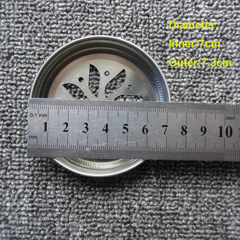 Бесплатная доставка Новые кремовые стальные контейнеры металлические крышки