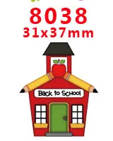 8038 30 шт мультяшный персонаж плоское украшение из смолы PR 7675 - Цвет: 8038