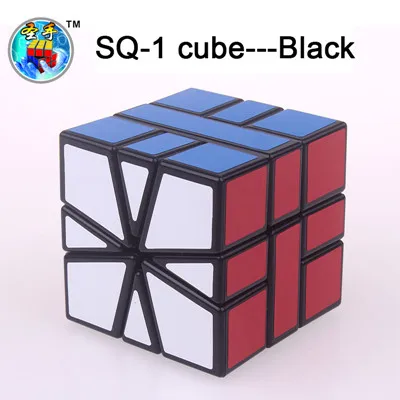 SQ1 black Специальная головоломка Pyramidcube Magic speed Cubo Magico профессиональный набор Megaminxeds Mastermorphix колеса специальной формы зеркальный куб - Цвет: SQ1 black