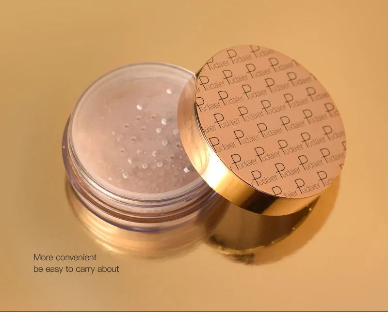 Pudaier Фирменная Новинка долгое Loose Powder макияж Прозрачный порошок масло контроль