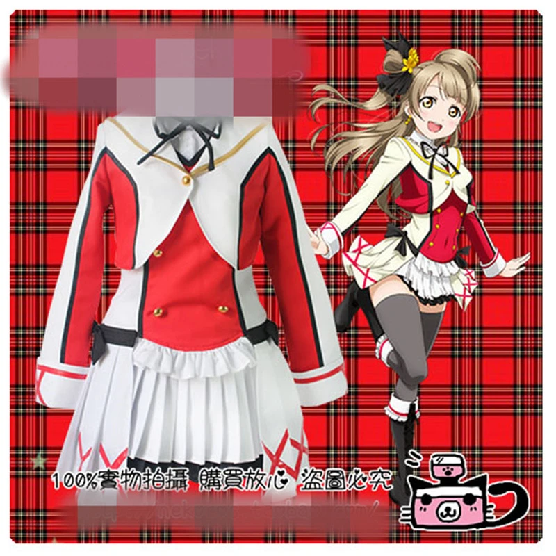Новый аниме горячий костюм LoveLive чудо чудесный Раш мини Кодори платье школьный Idol проект рождественское