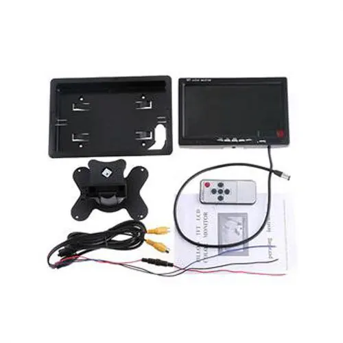 7&quot inch TFT LCD Color Car Rear view Monitor For DVD VCR Camera + Remote Control | Автомобили и мотоциклы