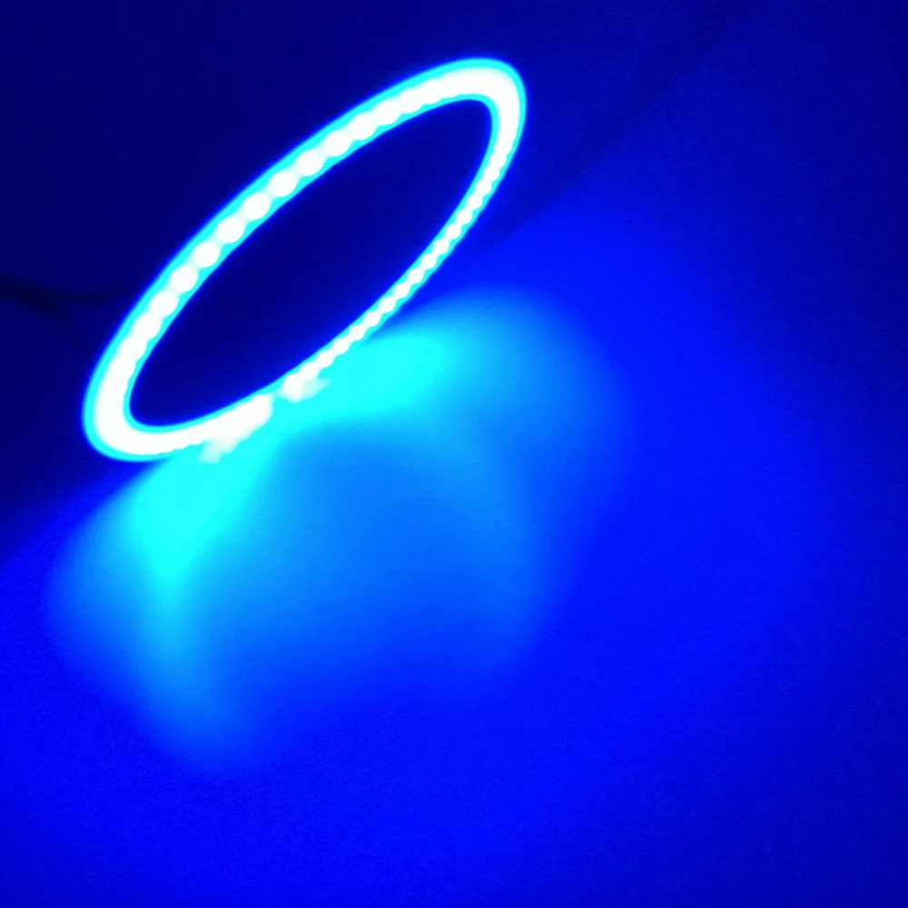 Автомобильные универсальные модифицированные Белые 120 мм 93LED COB ангельские