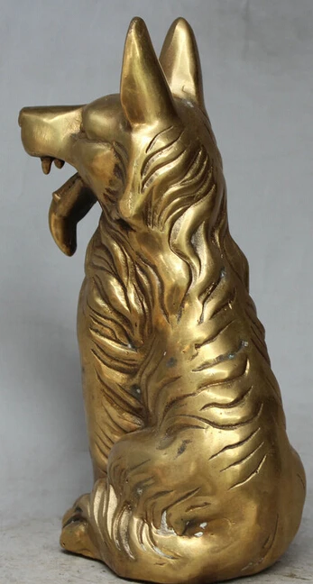 8 &quotКитайский народный латунный зодиакальный год фэн шуй собака верный охранник