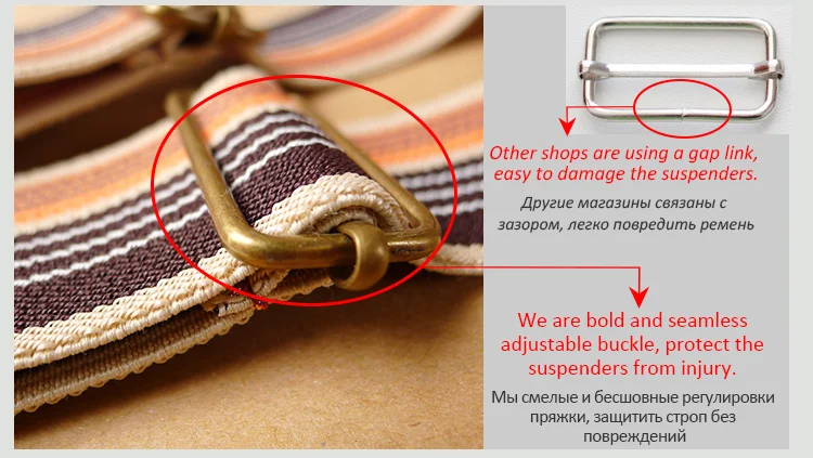 GUCUANNVIC, винтажные мужские подтяжки в полоску, повседневные модные подтяжки, высокое качество, кожаные подтяжки, регулируемые, 6 кнопок, ремень