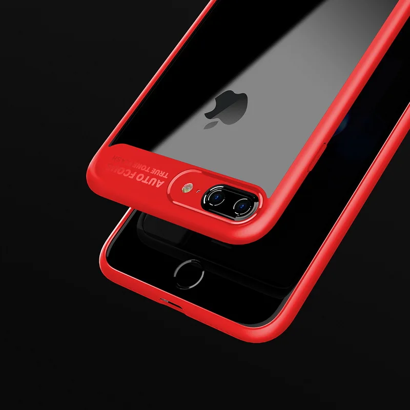 MCDODO чехол для телефона для iPhone X, 8, 7, 6, 6s Plus, роскошная защита для смартфона, прозрачный защитный чехол для мобильного телефона, чехол для iPhone