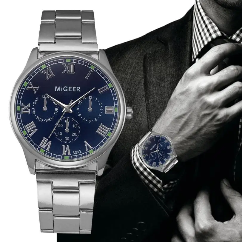 Часы мужские деловые классические Роскошные модные повседневные спортивные