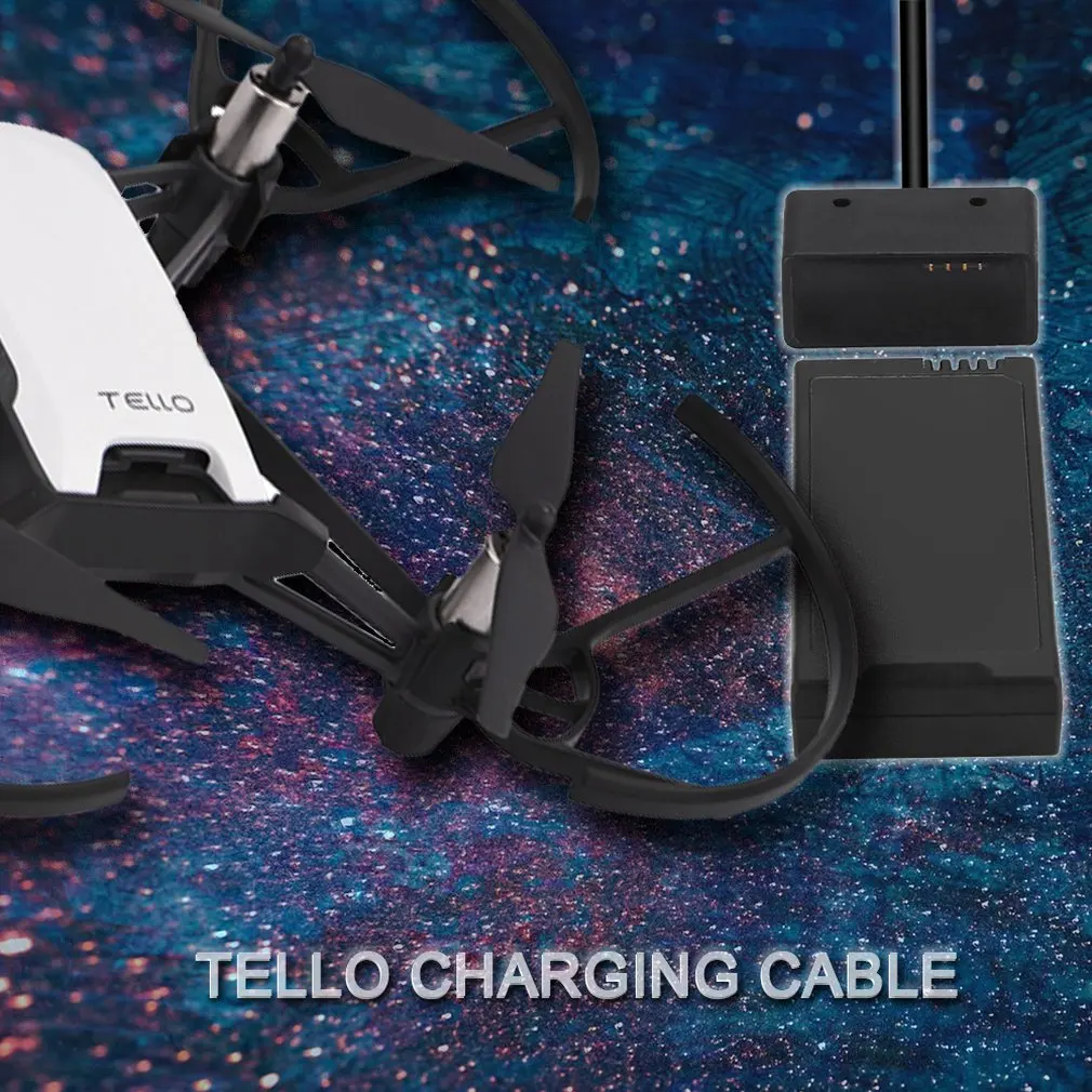 1 шт. Дрон батарея зарядный кабель для TELLO USB кабель порт батарея быстрое зарядное устройство кабель RC Дрон вертолет модель аксессуары