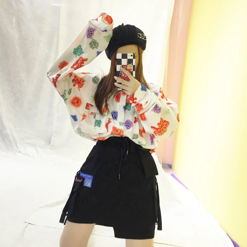 Street Society Shot Stylish Hip-hop Army Big Pocket Ribbon Workwear Short Skirt with Slim Half-length Skirts | Женская одежда