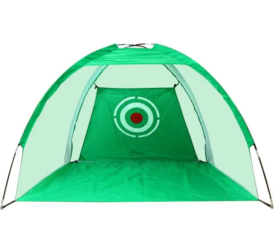 en Ucuz 200 Cm * 140 Cm * 100 Cm Açık Golf Eğitim Hedef Net Kapalı Katlanabilir Golf Isabet Kafes Bahçe Otlak Uygulama Ekipmanları B81705