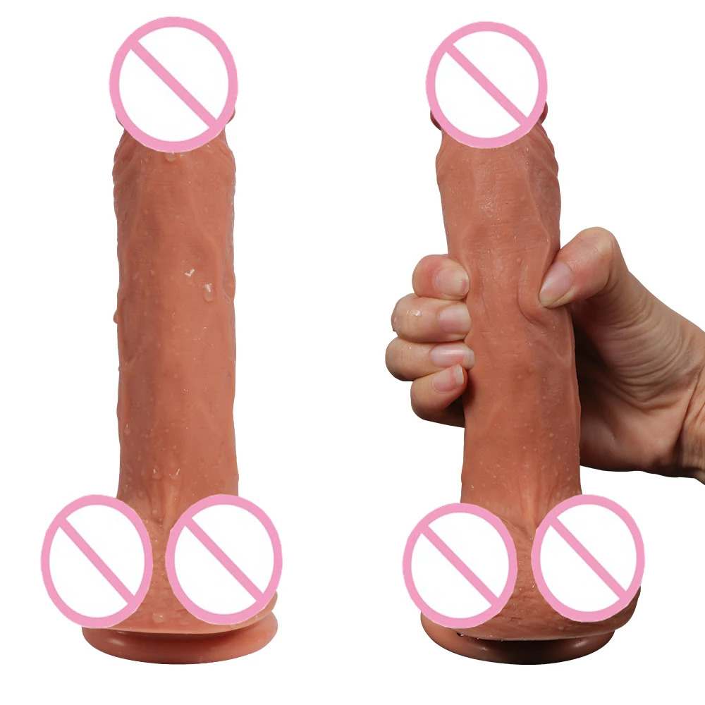 Мягкий реалистичный большой фаллоимитатор HOWOSEX 7 87 дюйма двухслойный огромный