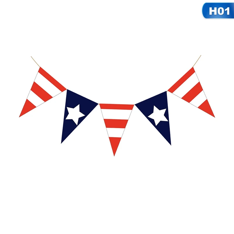 H01 2,5 метров Национальный день американский флаг Американский США баннеры украшение в виде флага - Цвет: H01