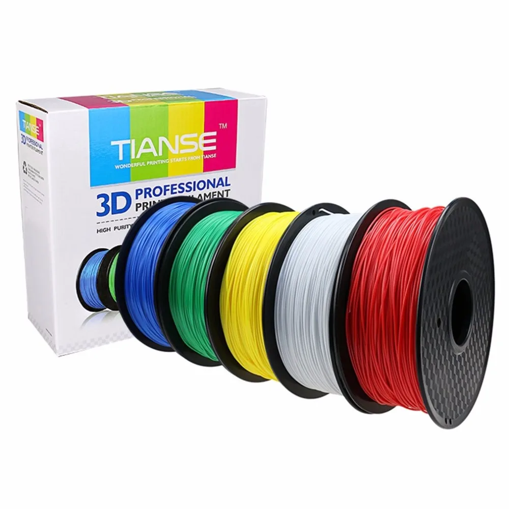 TIANSE 3D поставки PLA 1,75 мм 3d принтер Материал s Печатные Линии 3D печатные материалы для промышленного медицинского образования материал